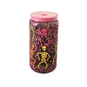 Custom Blink Sip Cup – 16oz Double-Walled Glass with Blink Lid & Acrylic Straw